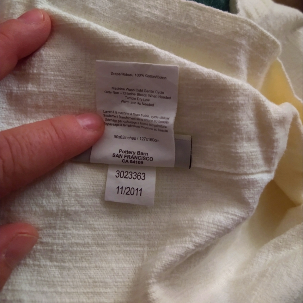 Pottery Barn Curtain